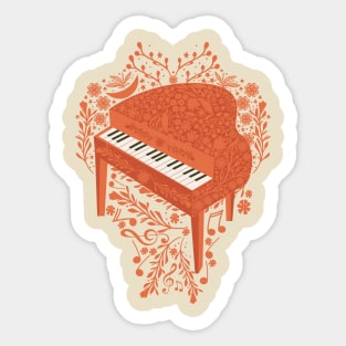 Grand Piano- Lost in Piano Memories Sticker
